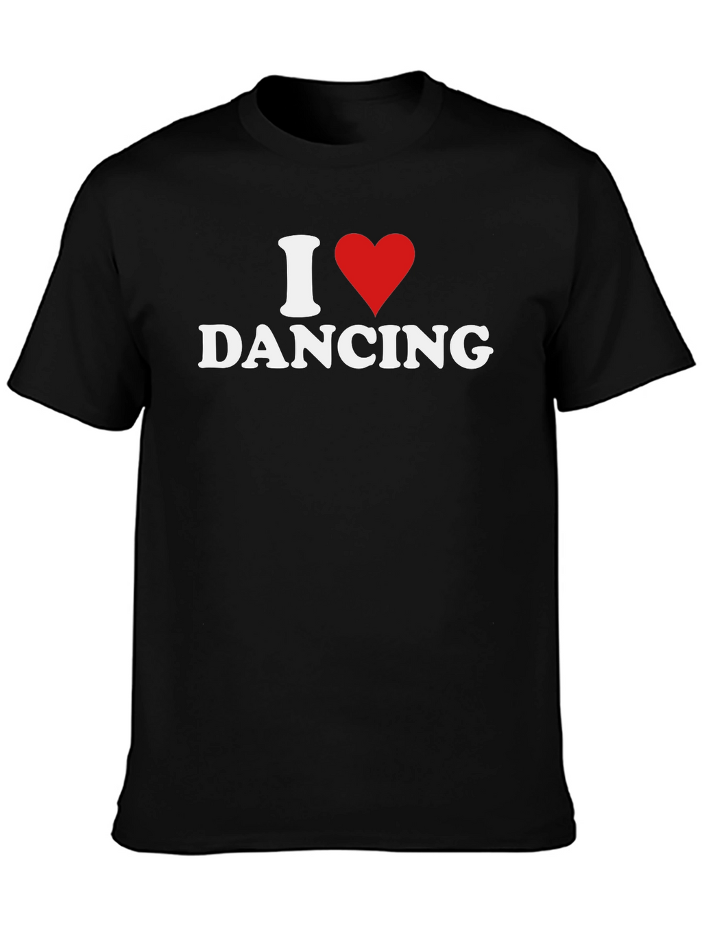 I Heart Dancing Graphic T-Shirt - Black