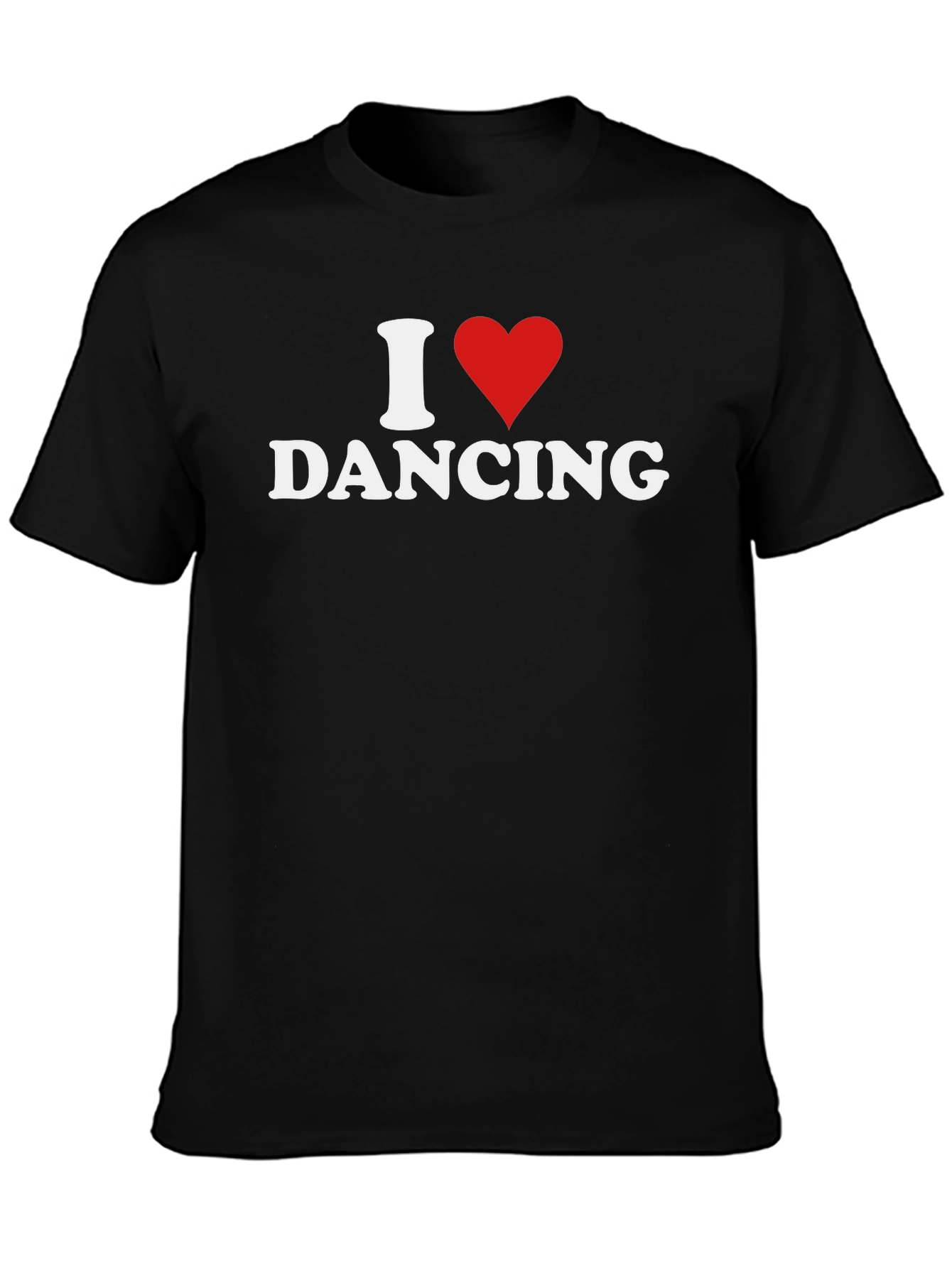 I Heart Dancing Graphic T-Shirt - Black