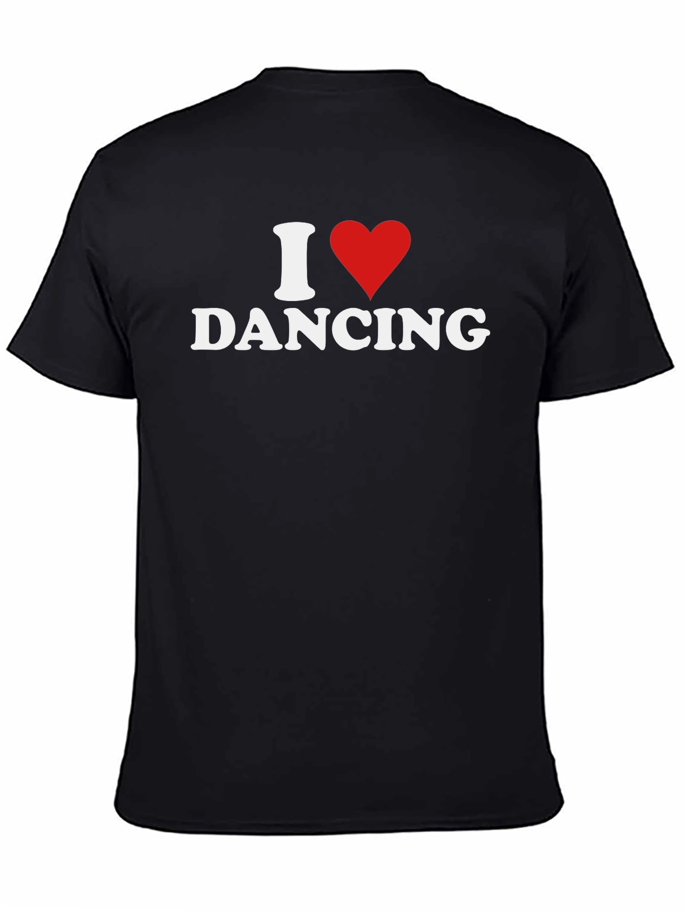 I Heart Dancing Graphic T-Shirt - Black