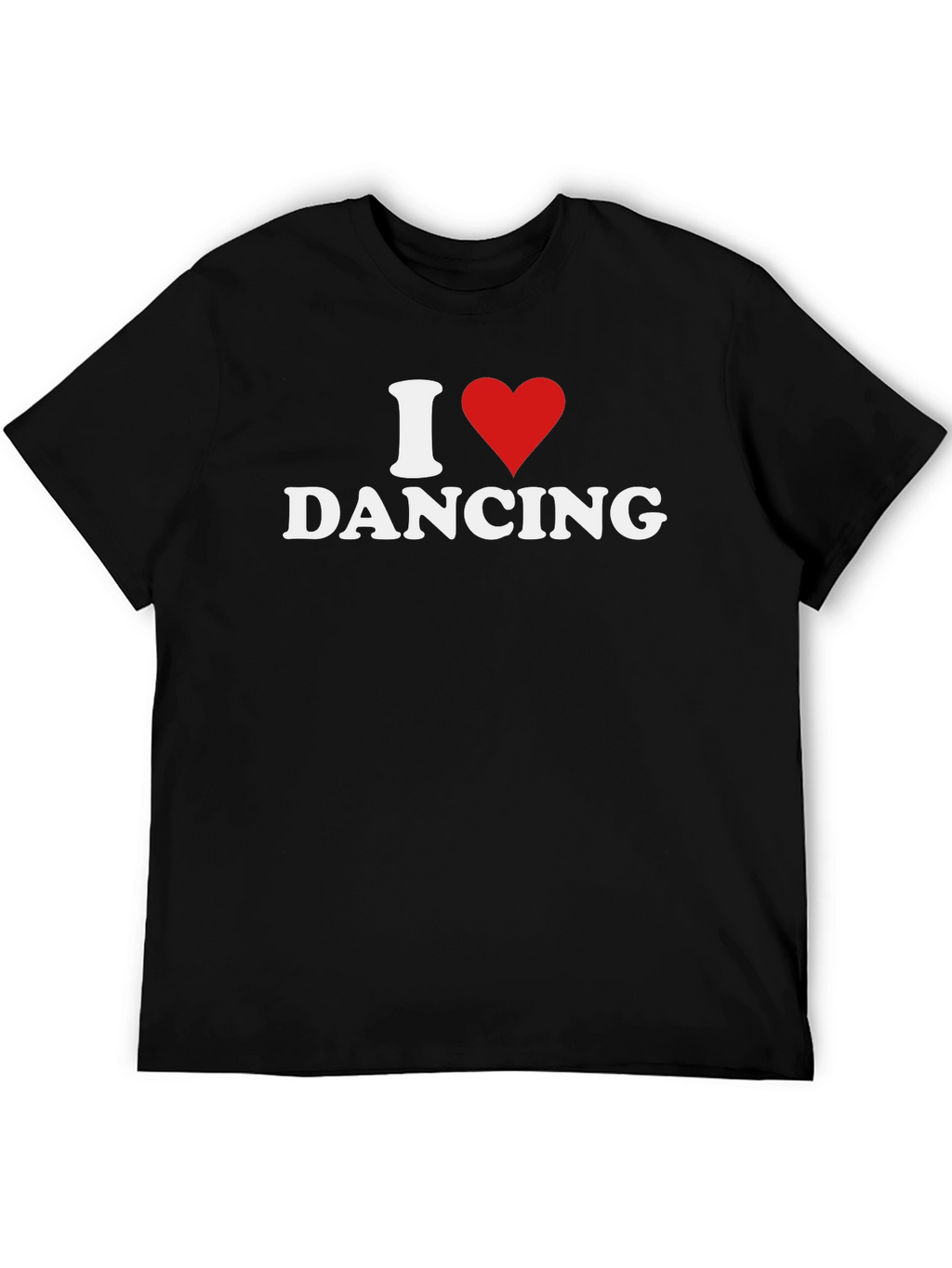 I Heart Dancing Graphic T-Shirt - Black