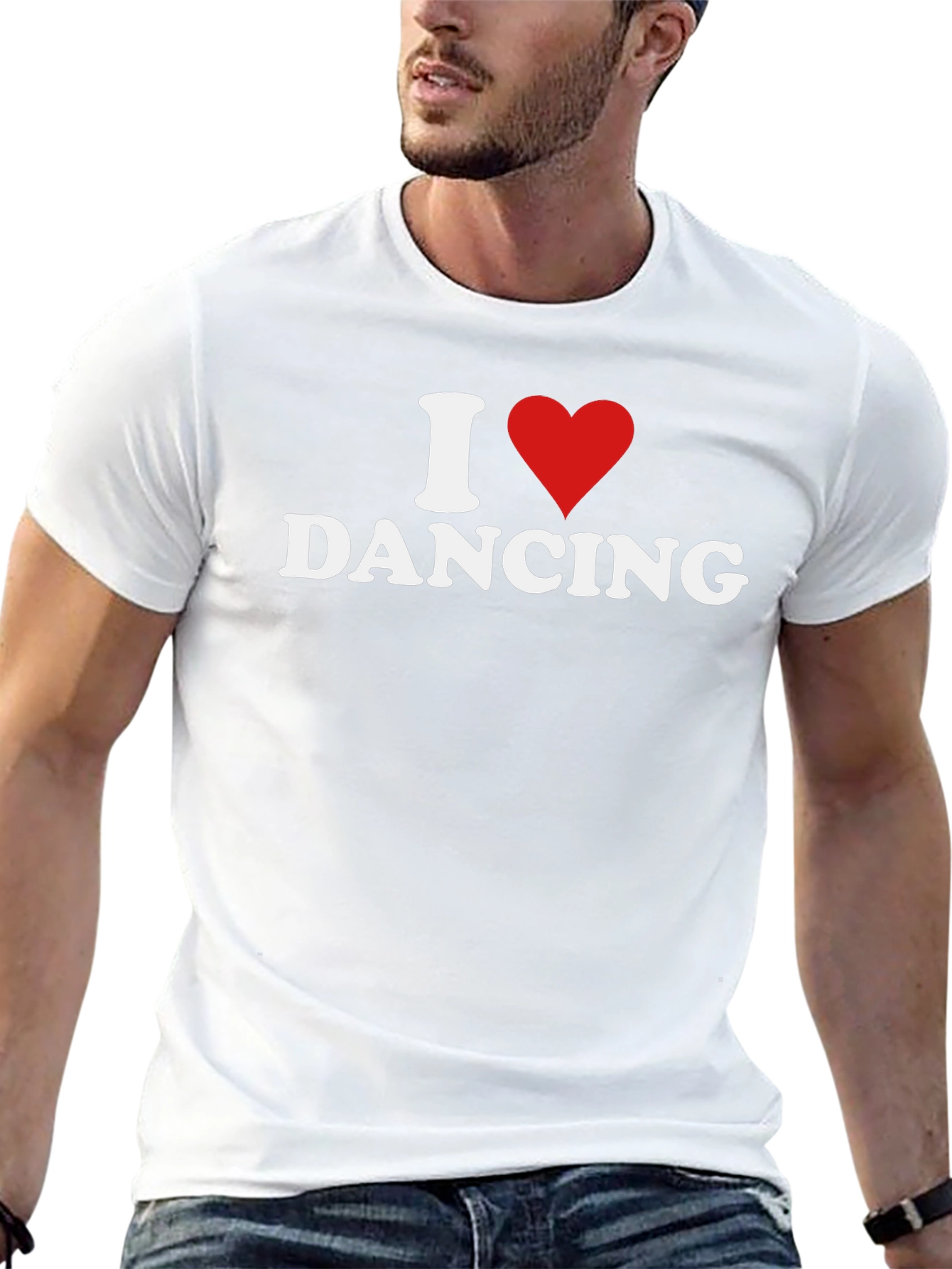 I Heart Dancing Graphic T-Shirt - Black