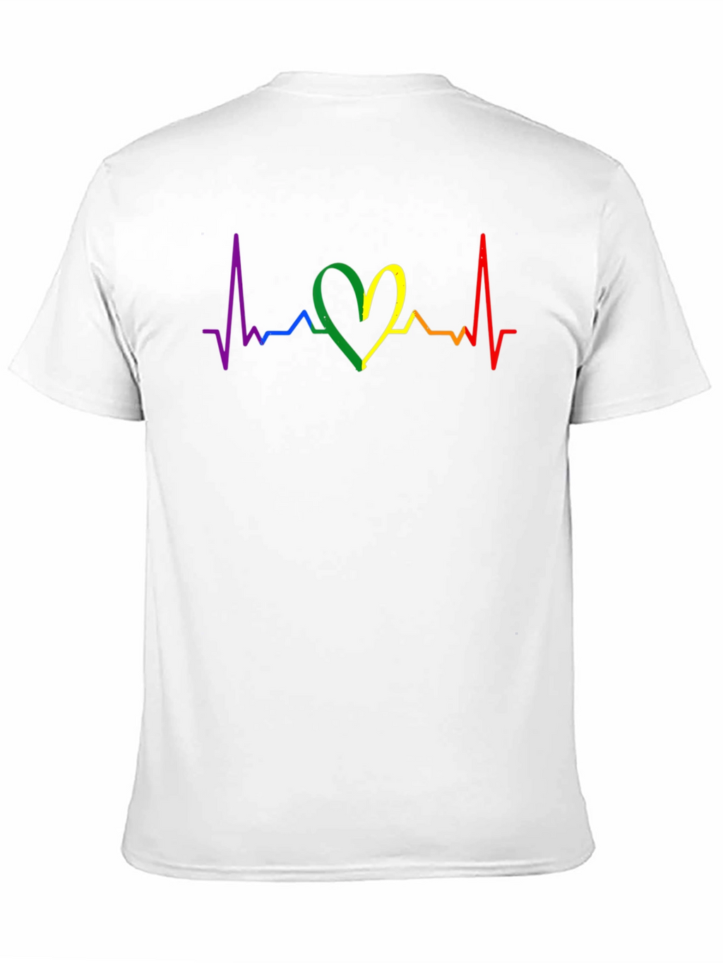 LGBTQ+ Heartbeat T-Shirt - Pride & Love
