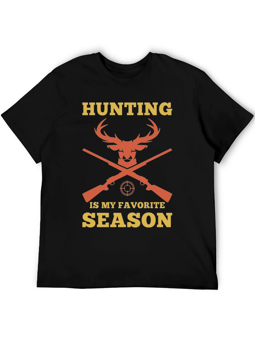Hunting Season Tee - Deer & Rifle Design