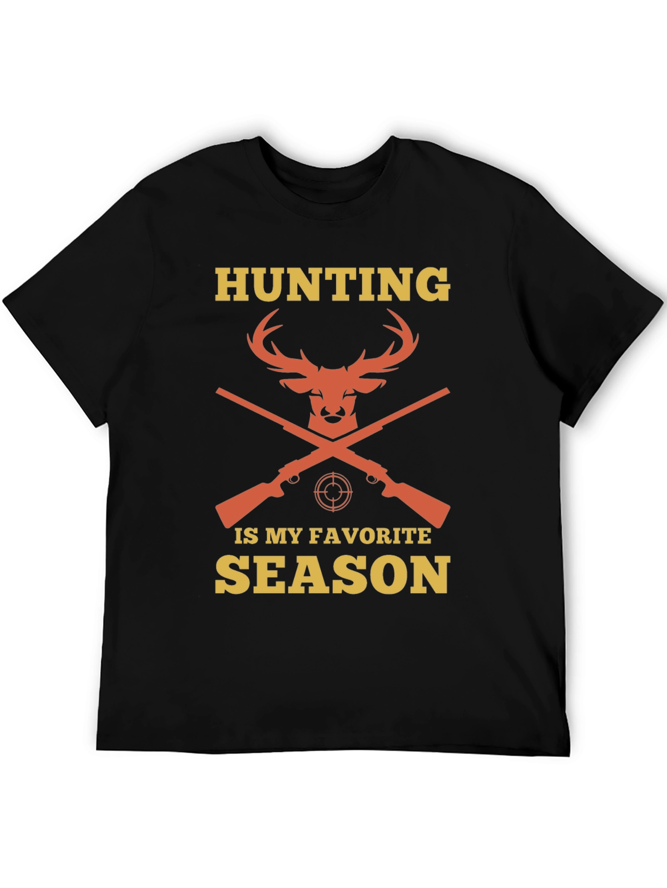 Hunting Season Tee - Deer & Rifle Design