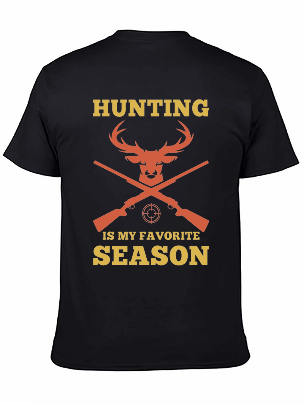 Hunting Season Tee - Deer & Rifle Design