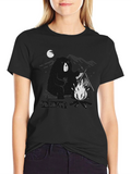 Bear Campfire T-Shirt - Black Graphic Tee