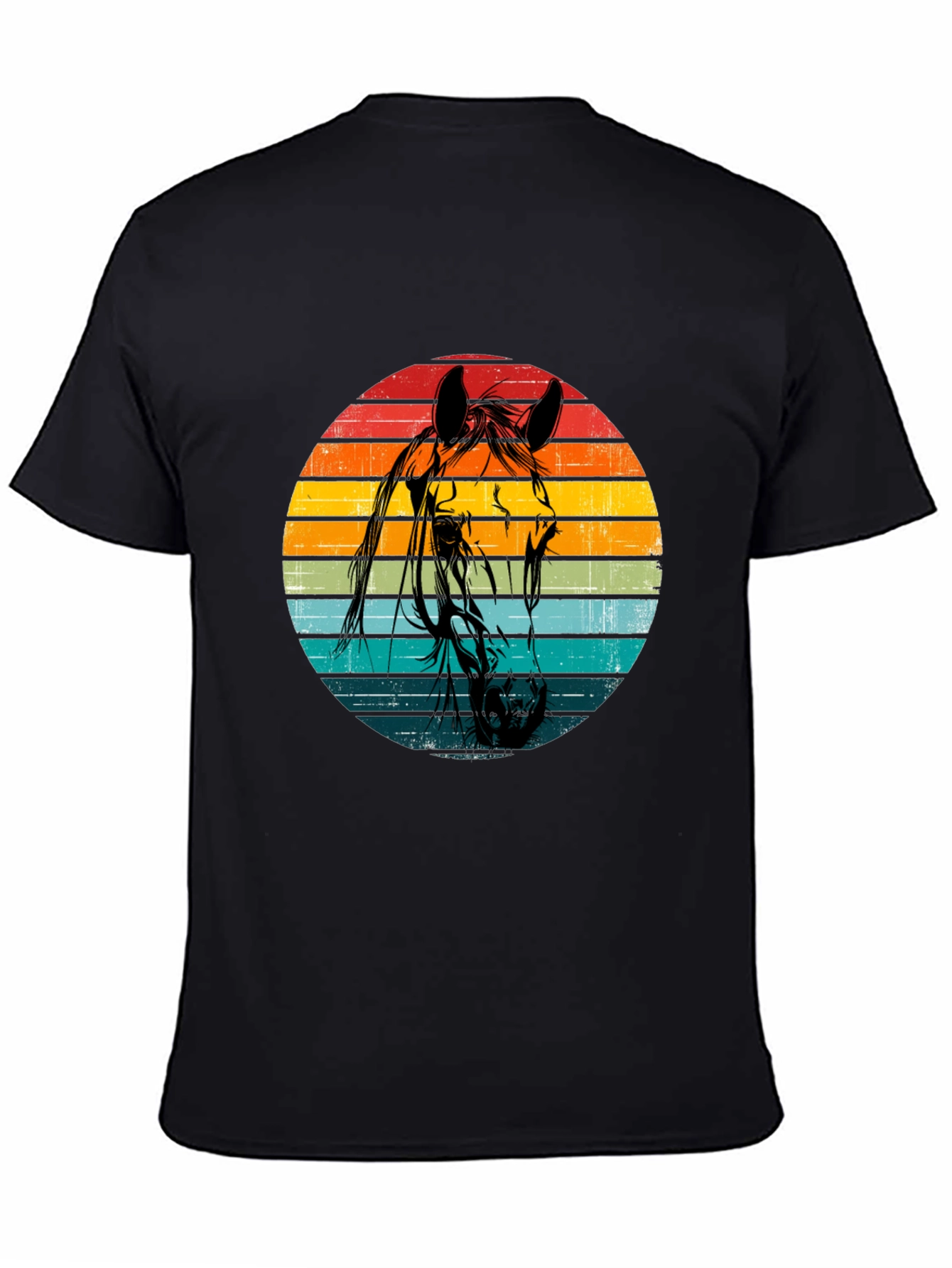 Vintage Horse Graphic Tee - Retro Style Unisex T-Shirt
