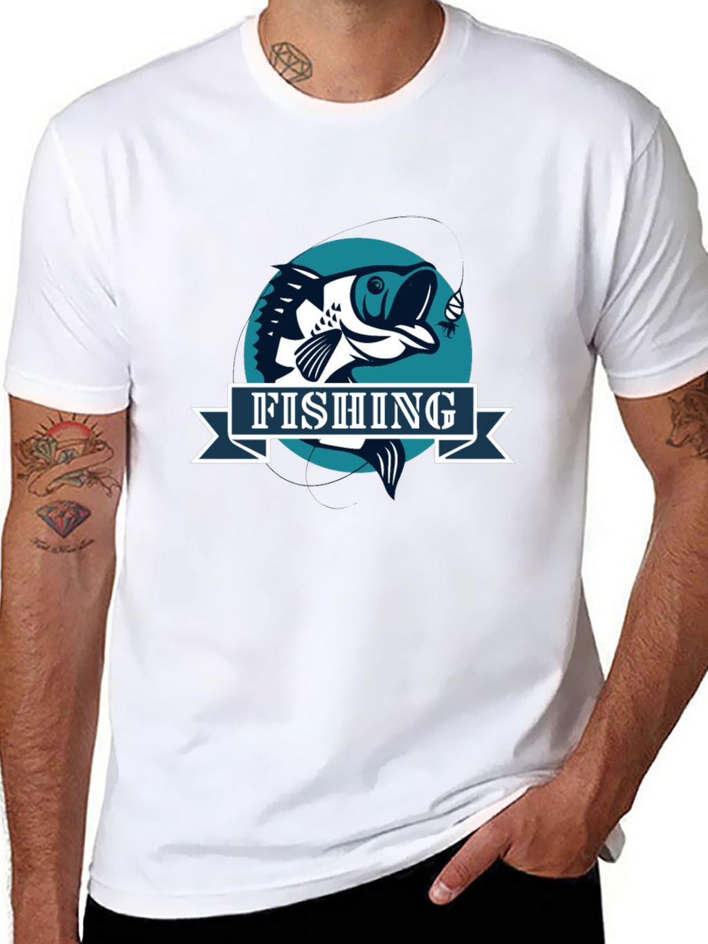 Fishing T-Shirt: Anglers Graphic Tee