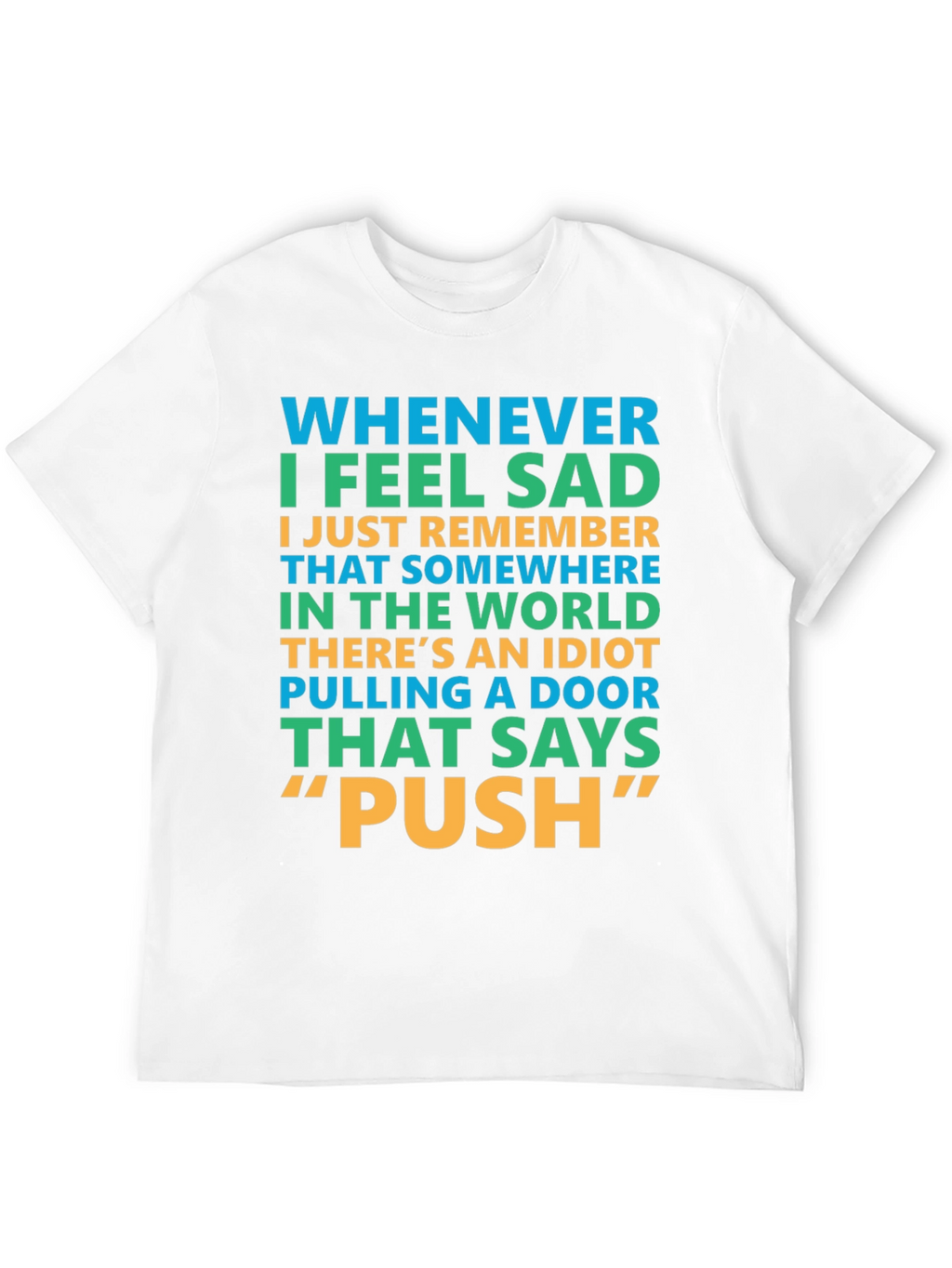 Funny Push Door T-Shirt