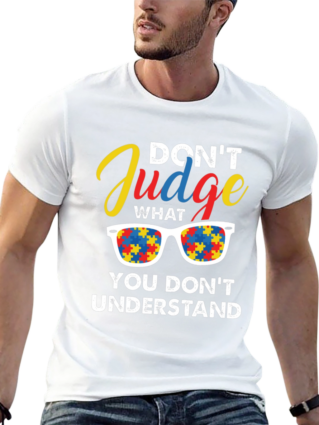 Autism Awareness T-Shirt: Dont Judge Understand