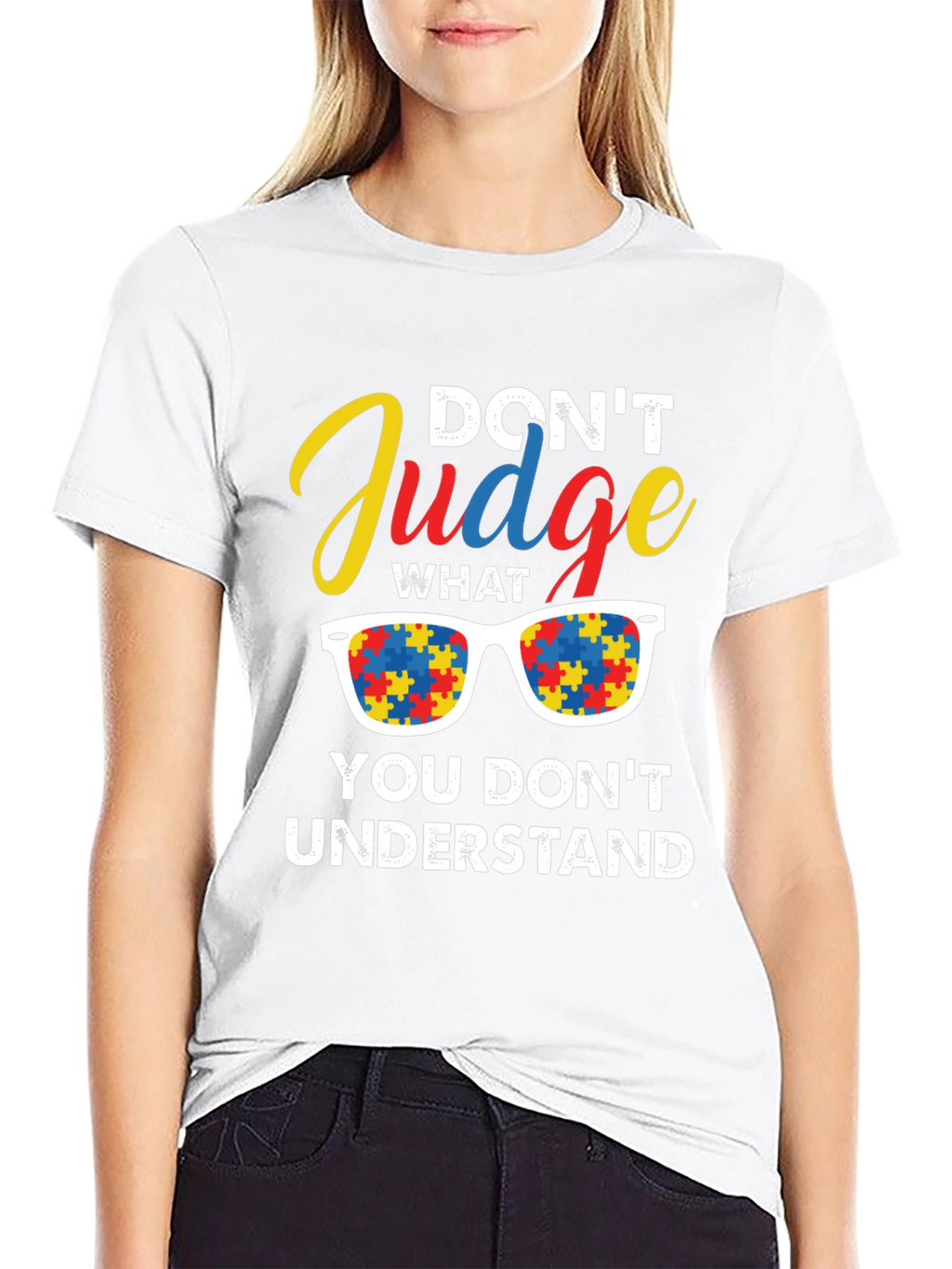 Autism Awareness T-Shirt: Dont Judge Understand