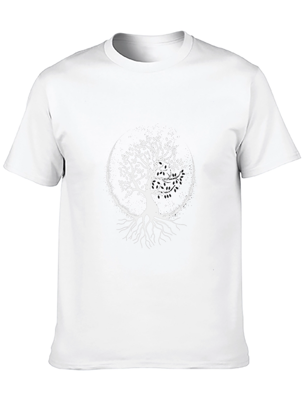 Tree of Life Graphic Tee - Black Cotton Shirt