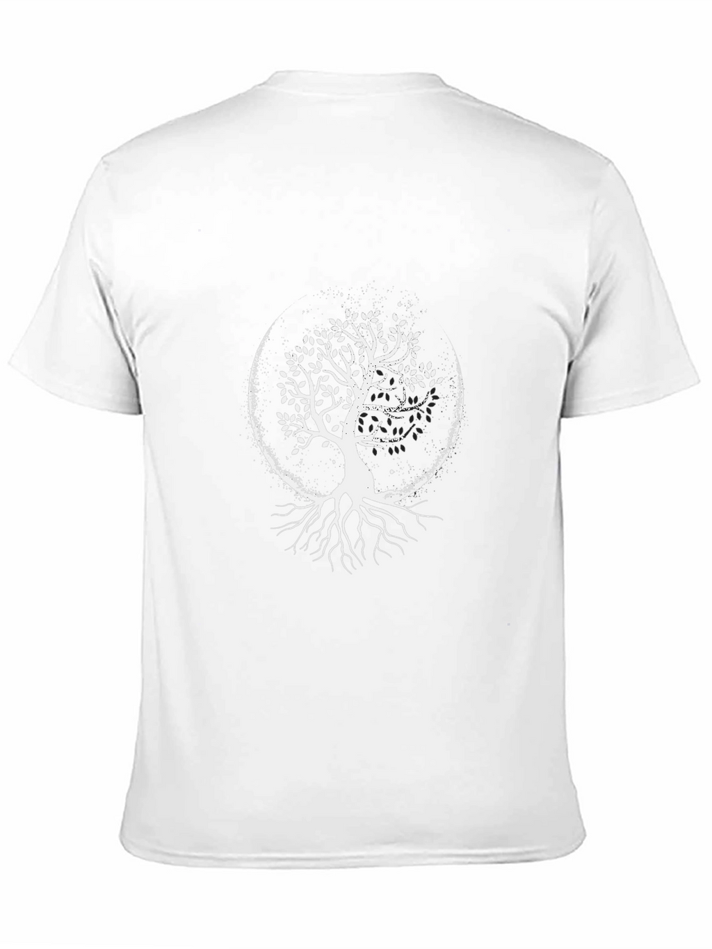 Tree of Life Graphic Tee - Black Cotton Shirt