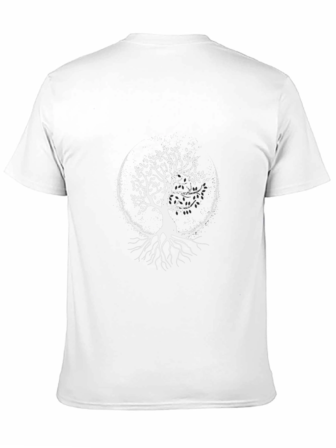 Tree of Life Graphic Tee - Black Cotton Shirt