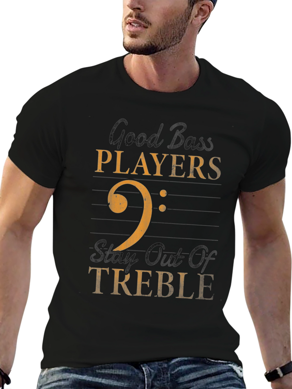 Good Bass Players T-Shirt Music Humor Tee