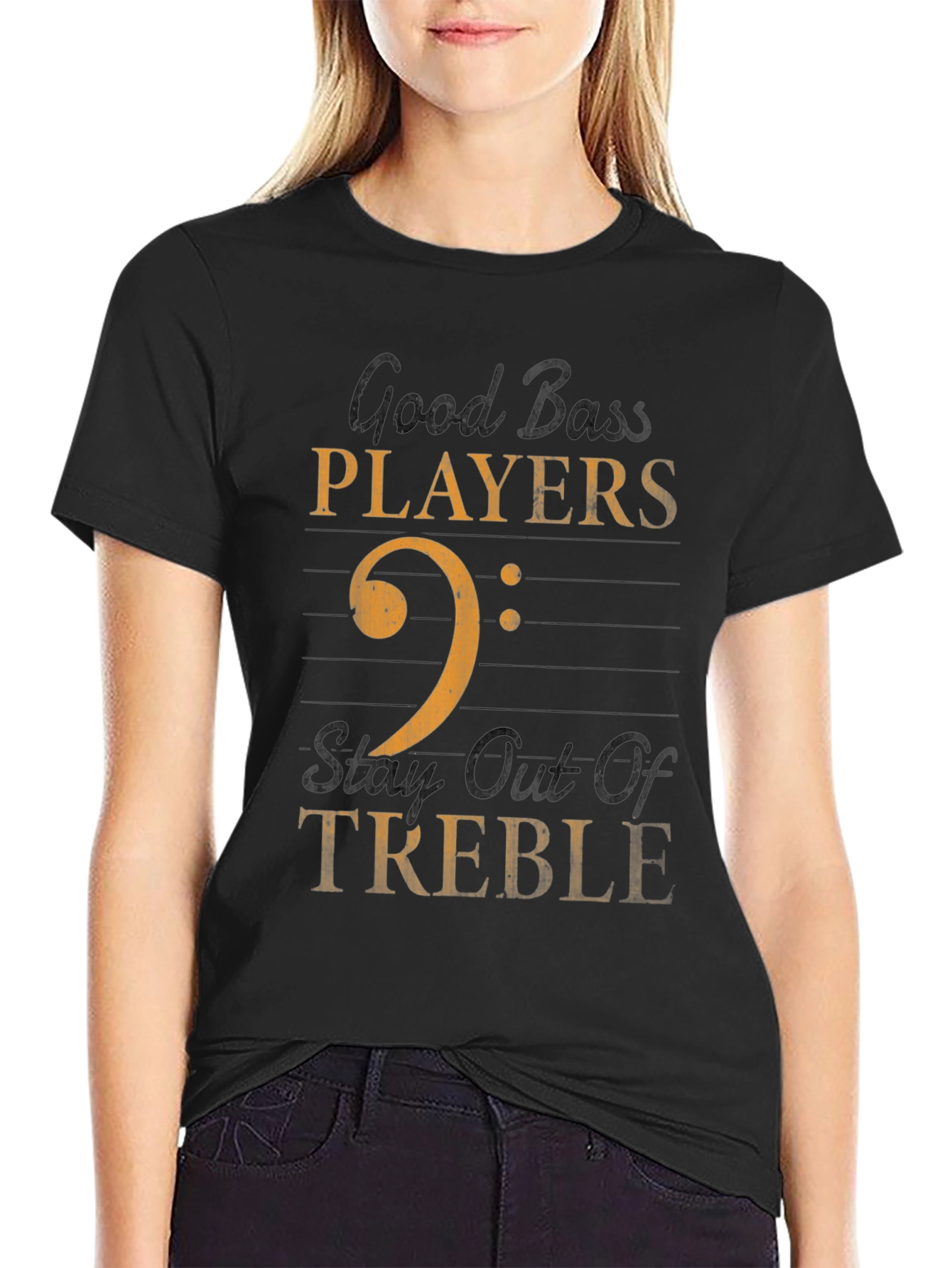 Good Bass Players T-Shirt Music Humor Tee