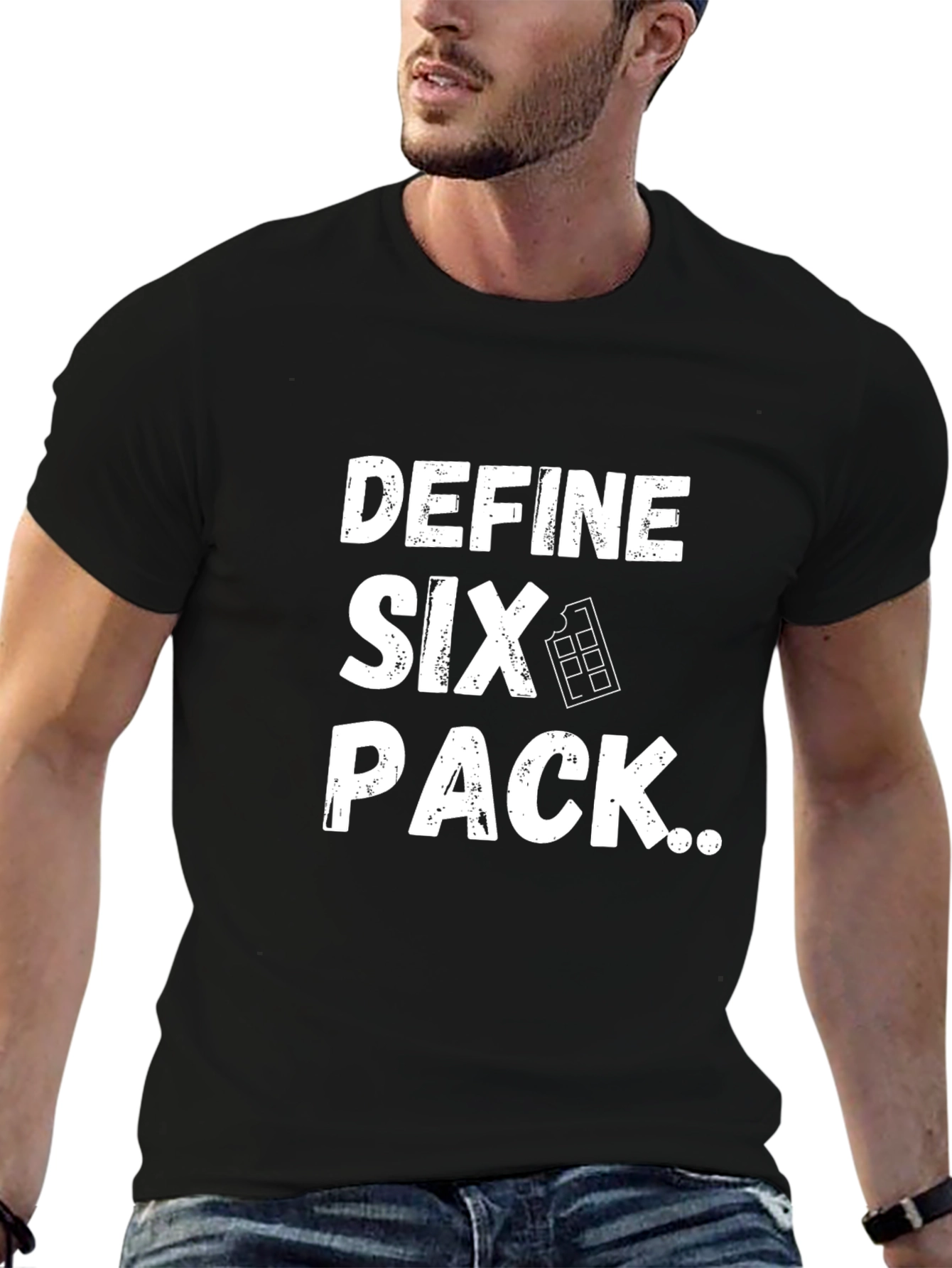 Define Six Pack T-Shirt - Funny Chocolate Lover Tee