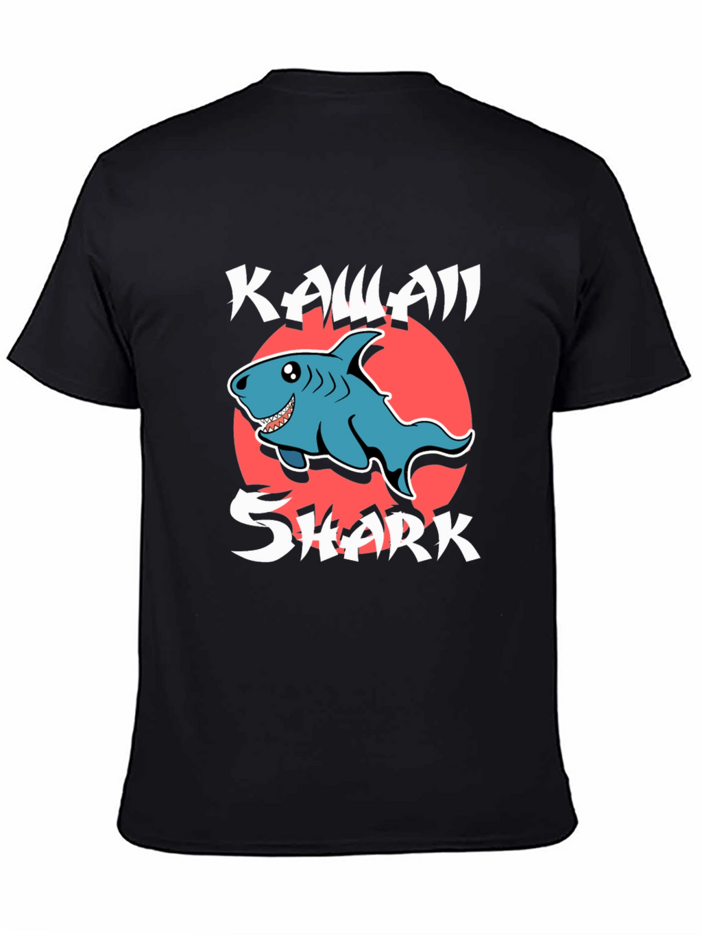 Kawaii Shark T-Shirt - Cute Cartoon Graphic Tee