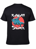 Kawaii Shark T-Shirt - Cute Cartoon Graphic Tee
