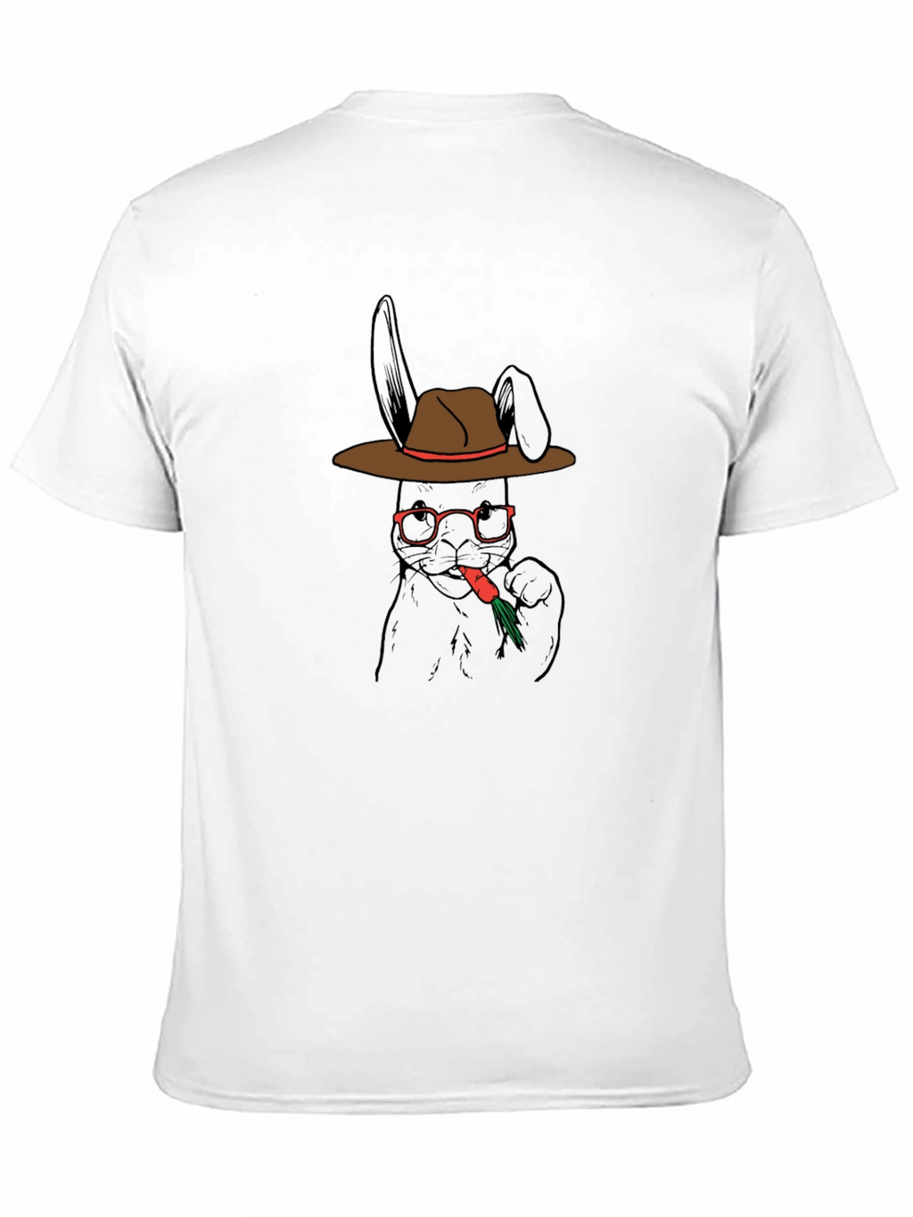 Cool Rabbit in Hat Graphic Tee