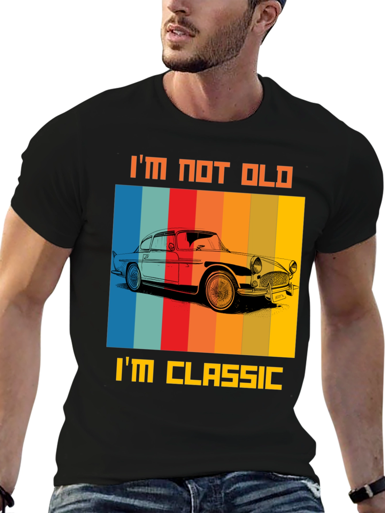 Classic Car Graphic Tee - Im Not Old Im Classic
