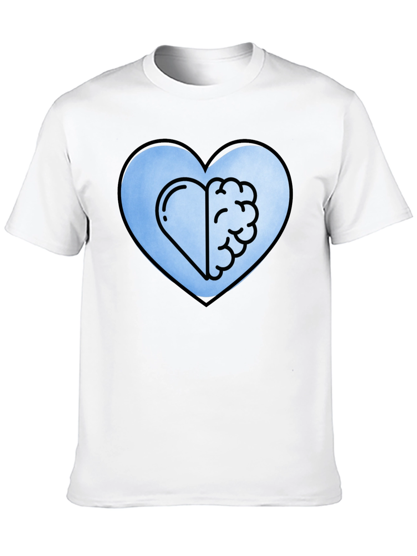 Heart and Brain Tee - Balance Emotion & Logic