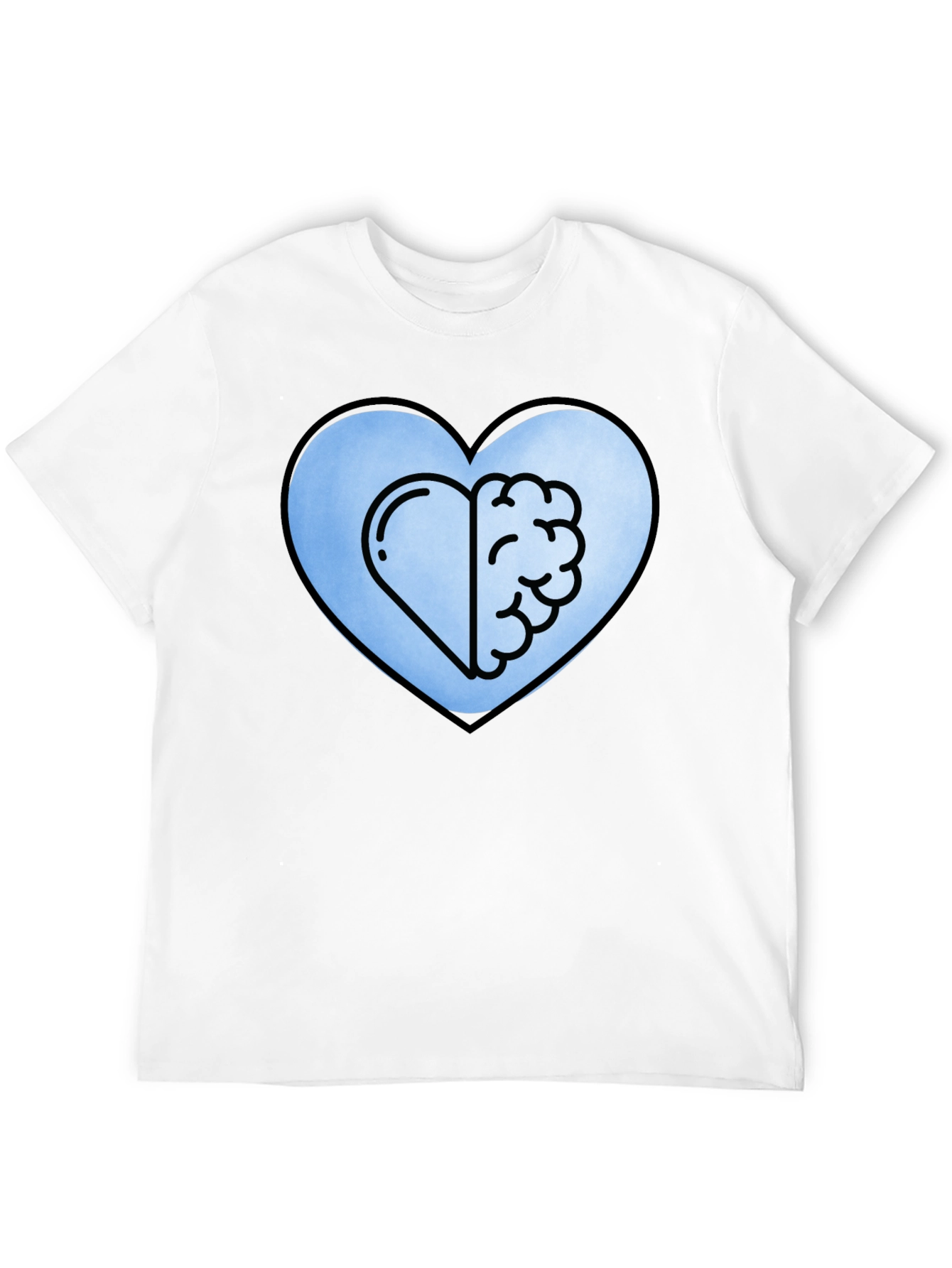 Heart and Brain Tee - Balance Emotion & Logic
