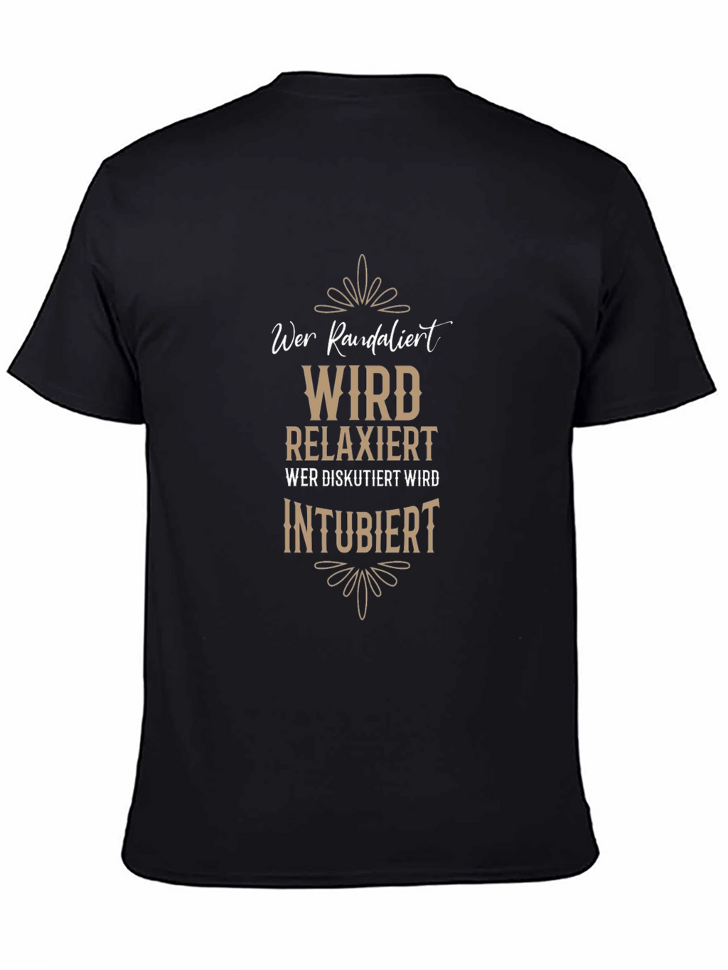 Humorous Wer Randalier Black T-Shirt