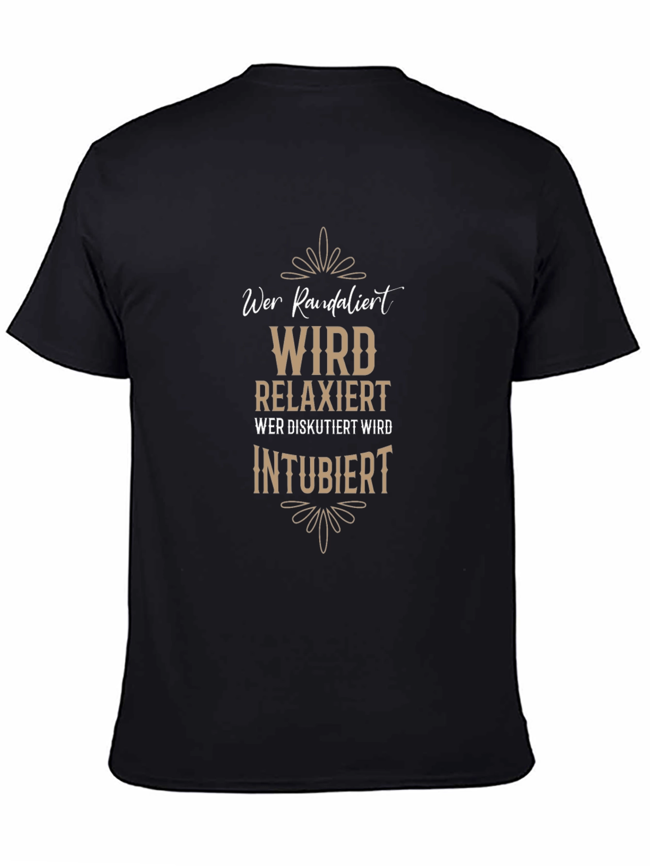 Humorous Wer Randalier Black T-Shirt