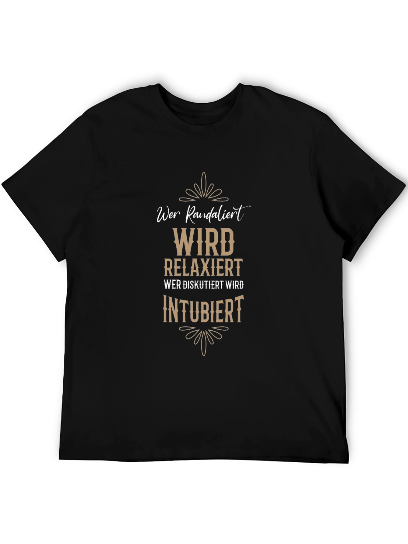 Humorous Wer Randalier Black T-Shirt
