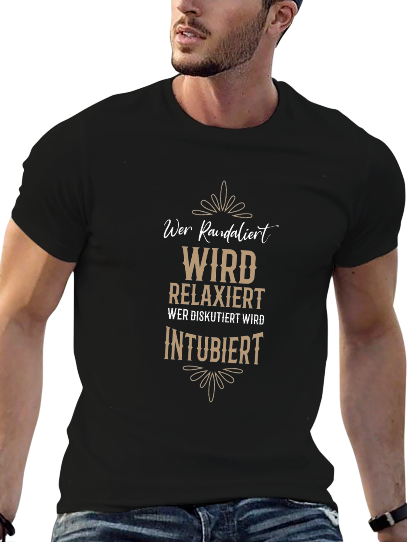 Humorous Wer Randalier Black T-Shirt