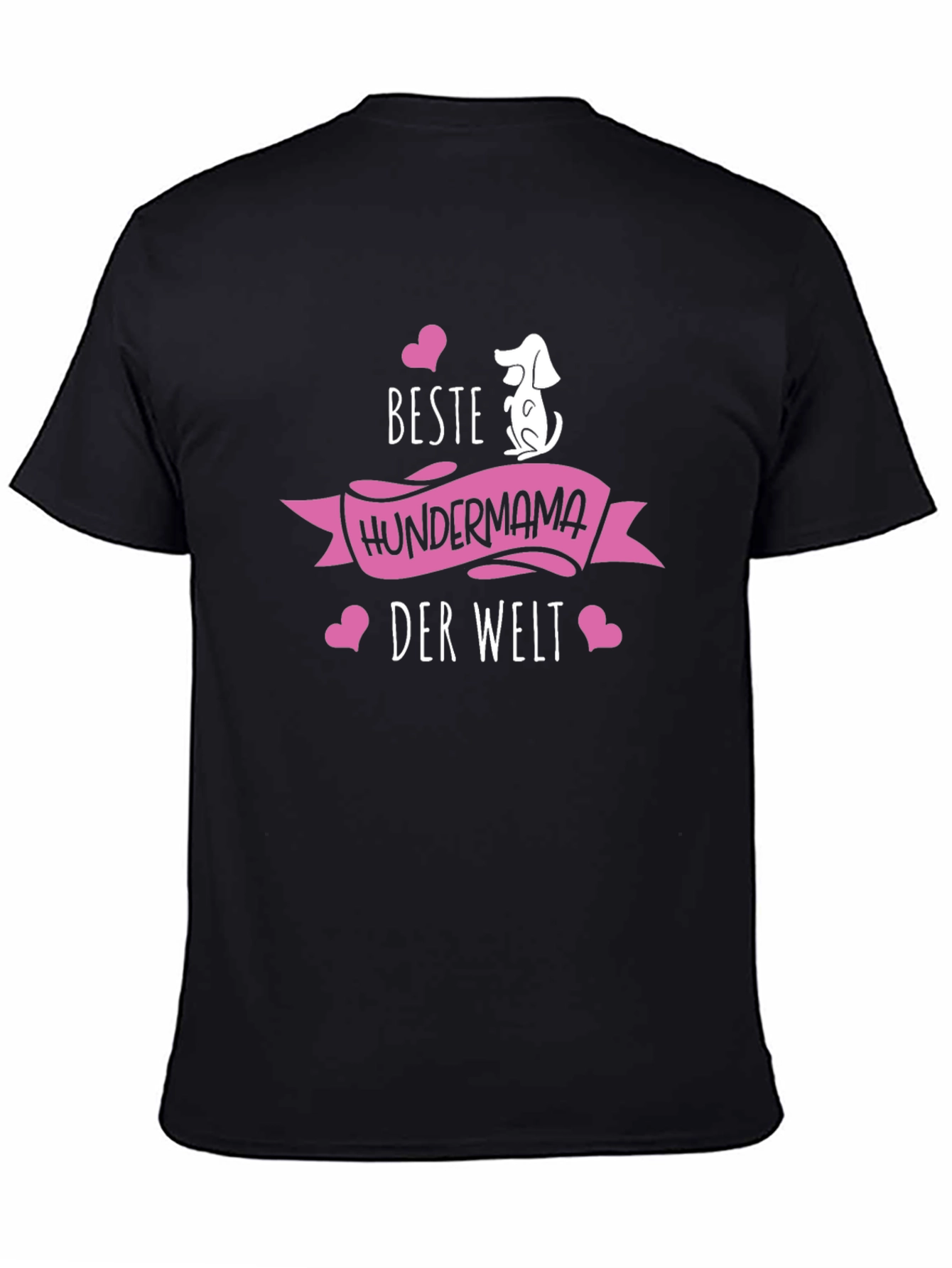 Beste Hundermama Black T-Shirt
