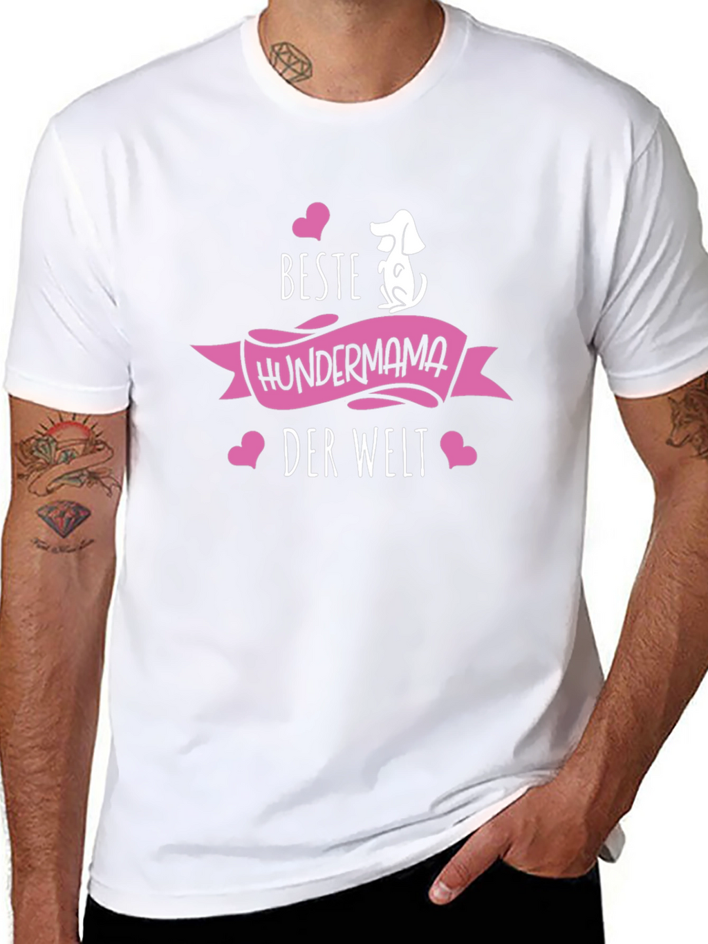 Beste Hundermama Black T-Shirt