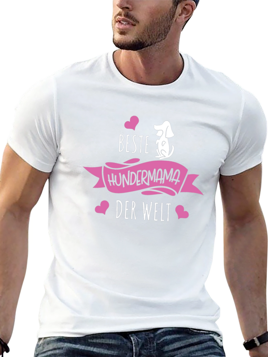 Beste Hundermama Black T-Shirt