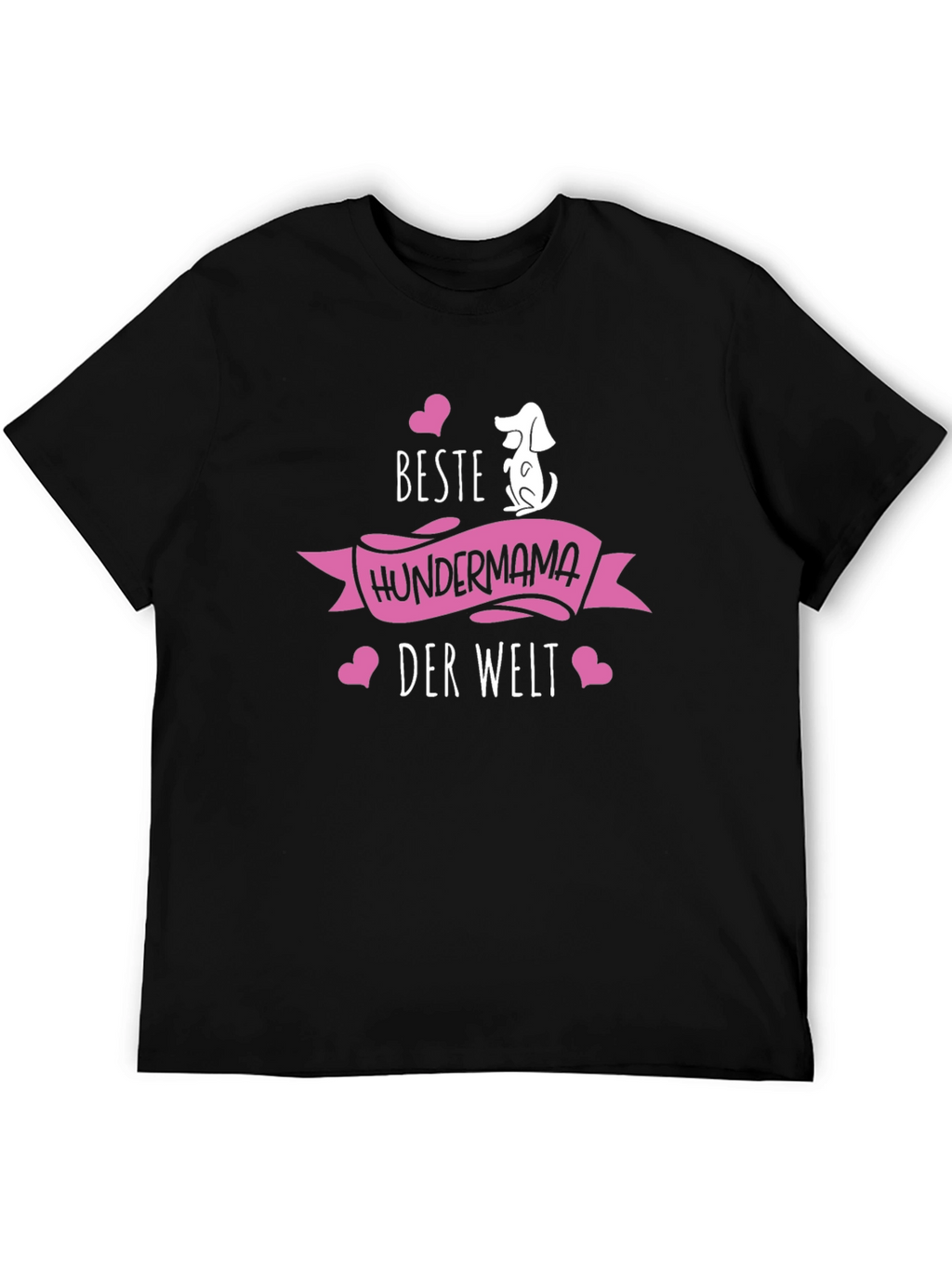 Beste Hundermama Black T-Shirt