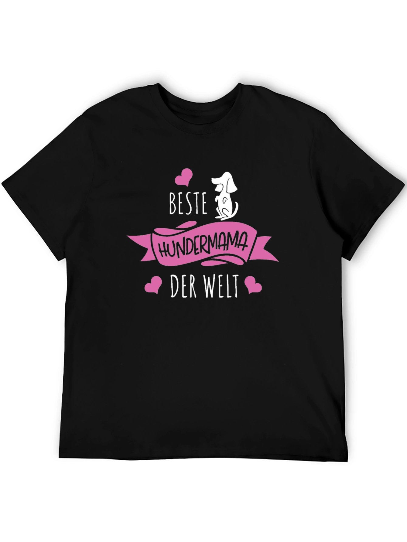 Beste Hundermama Black T-Shirt