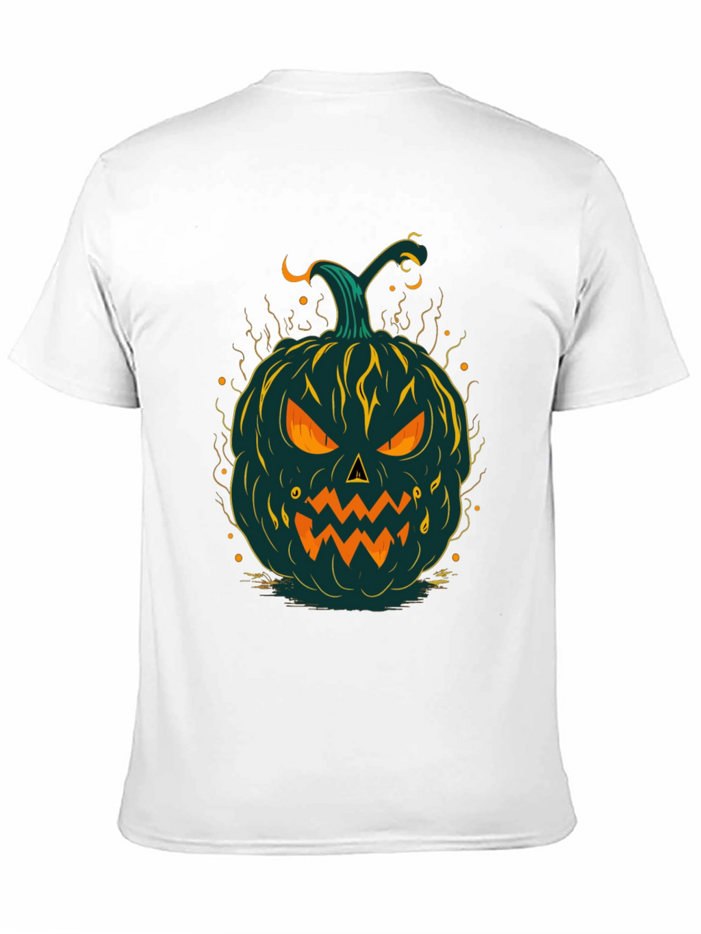 Halloween Pumpkin Graphic Tee - Spooky Style