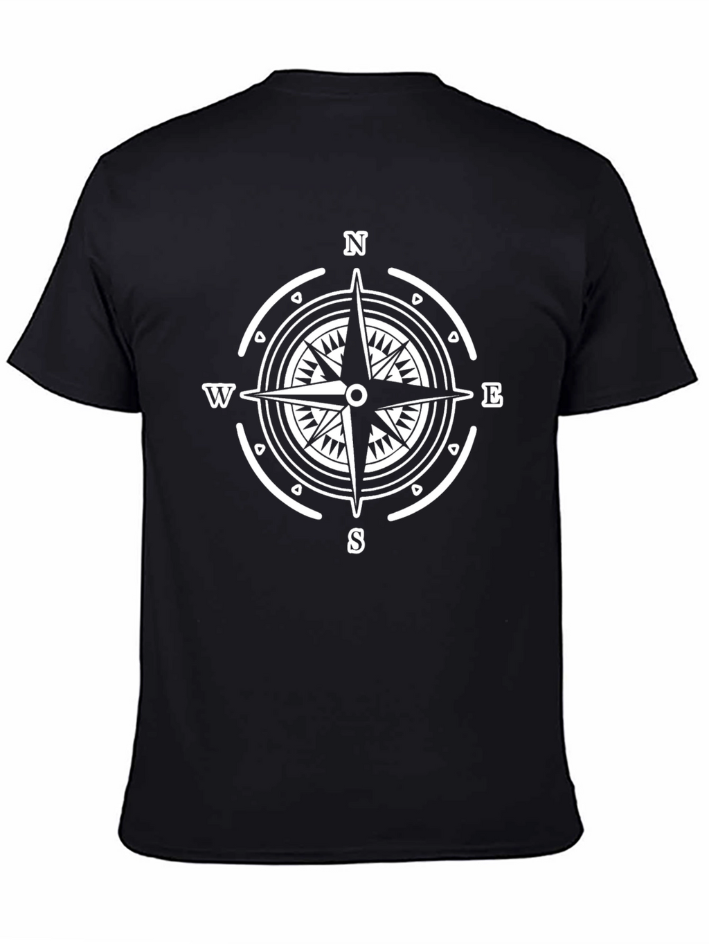 Compass Rose Graphic Tee - Stylish Nautical Design