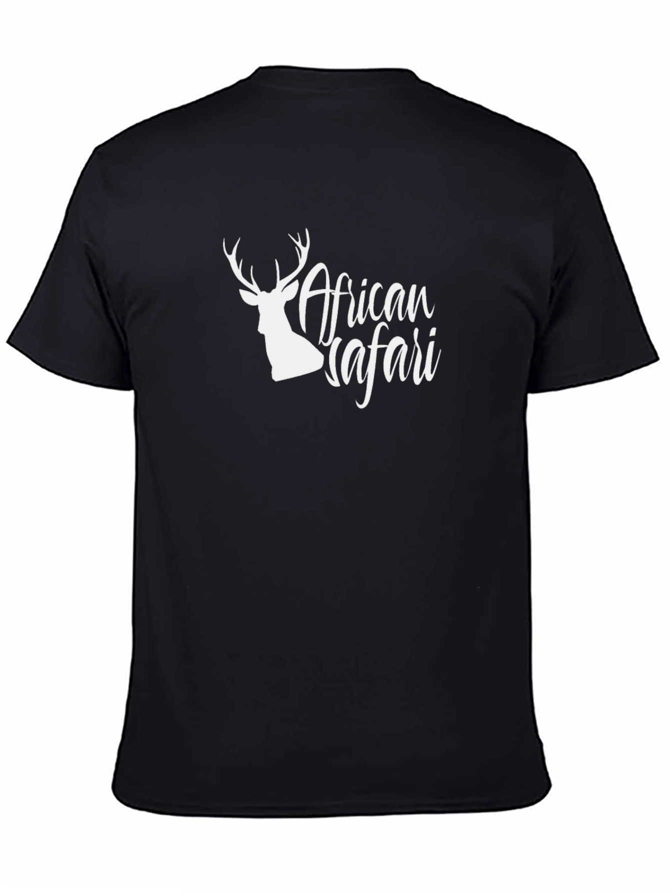 African Safari Deer Graphic T-Shirt