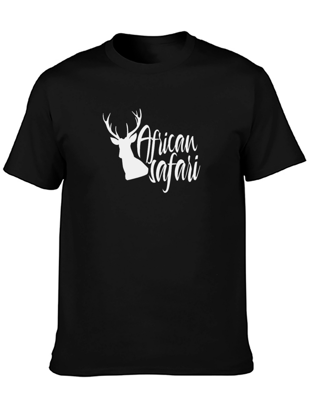 African Safari Deer Graphic T-Shirt
