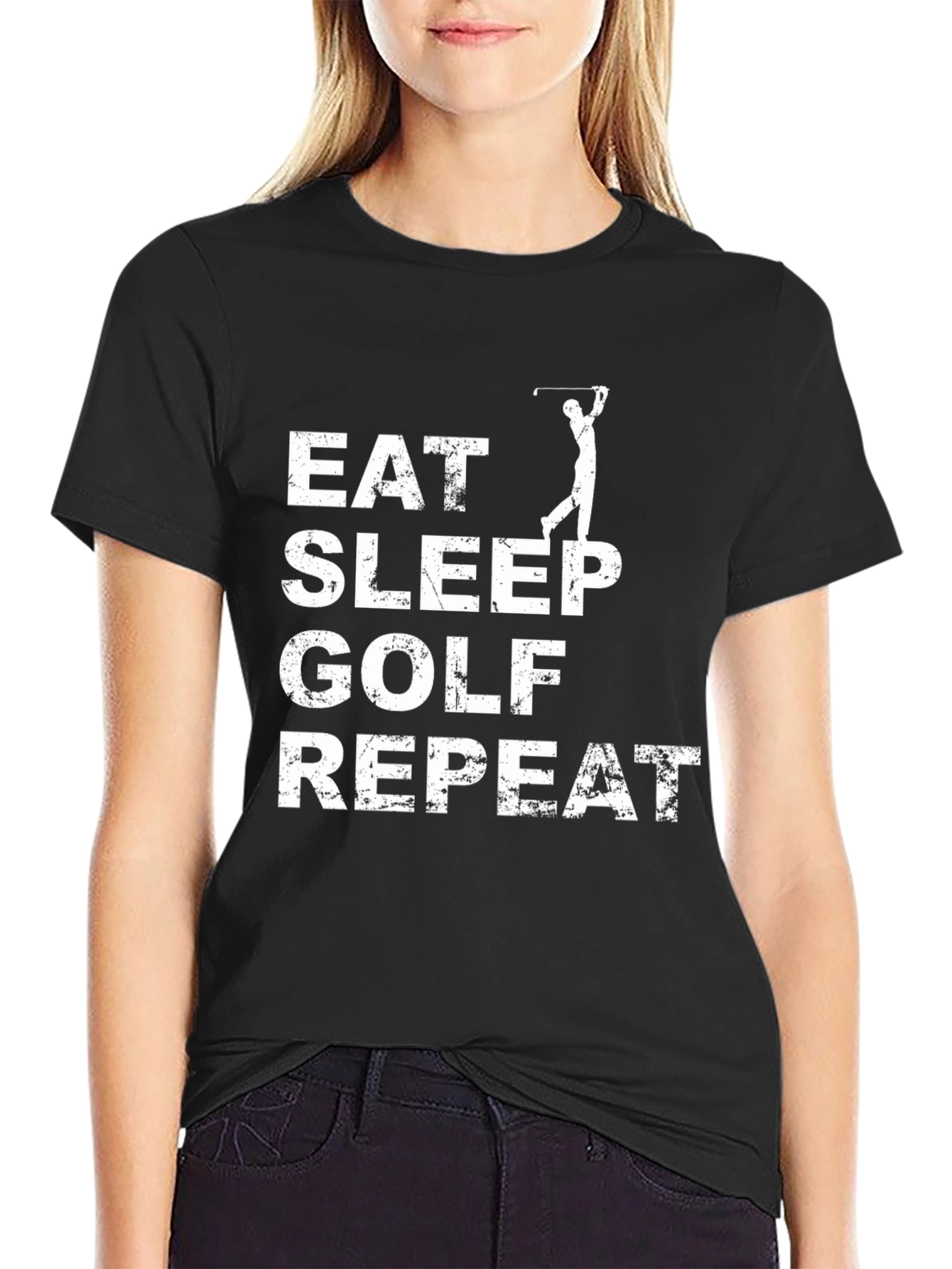 Eat Sleep Golf Repeat T-Shirt