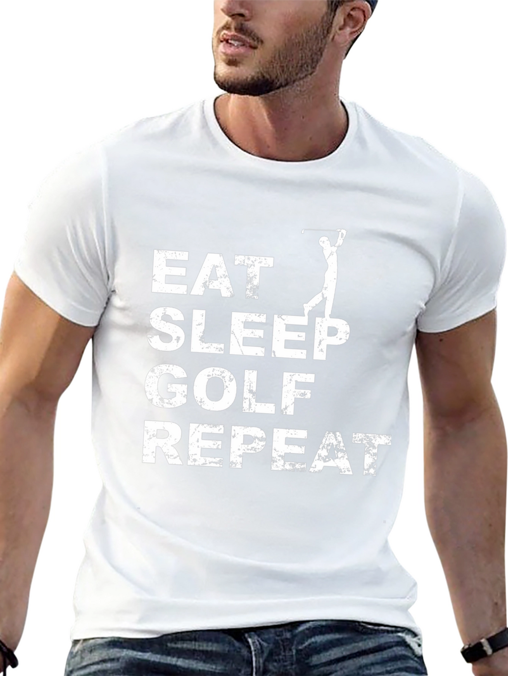 Eat Sleep Golf Repeat T-Shirt
