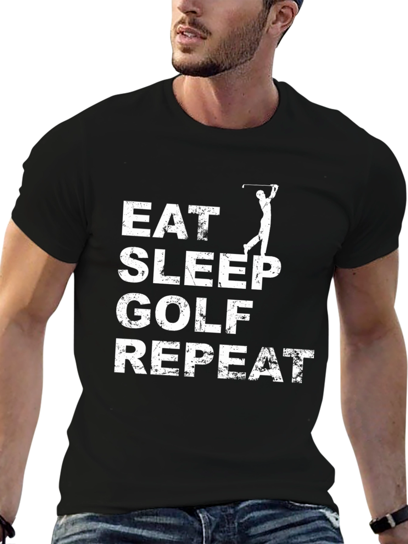 Eat Sleep Golf Repeat T-Shirt
