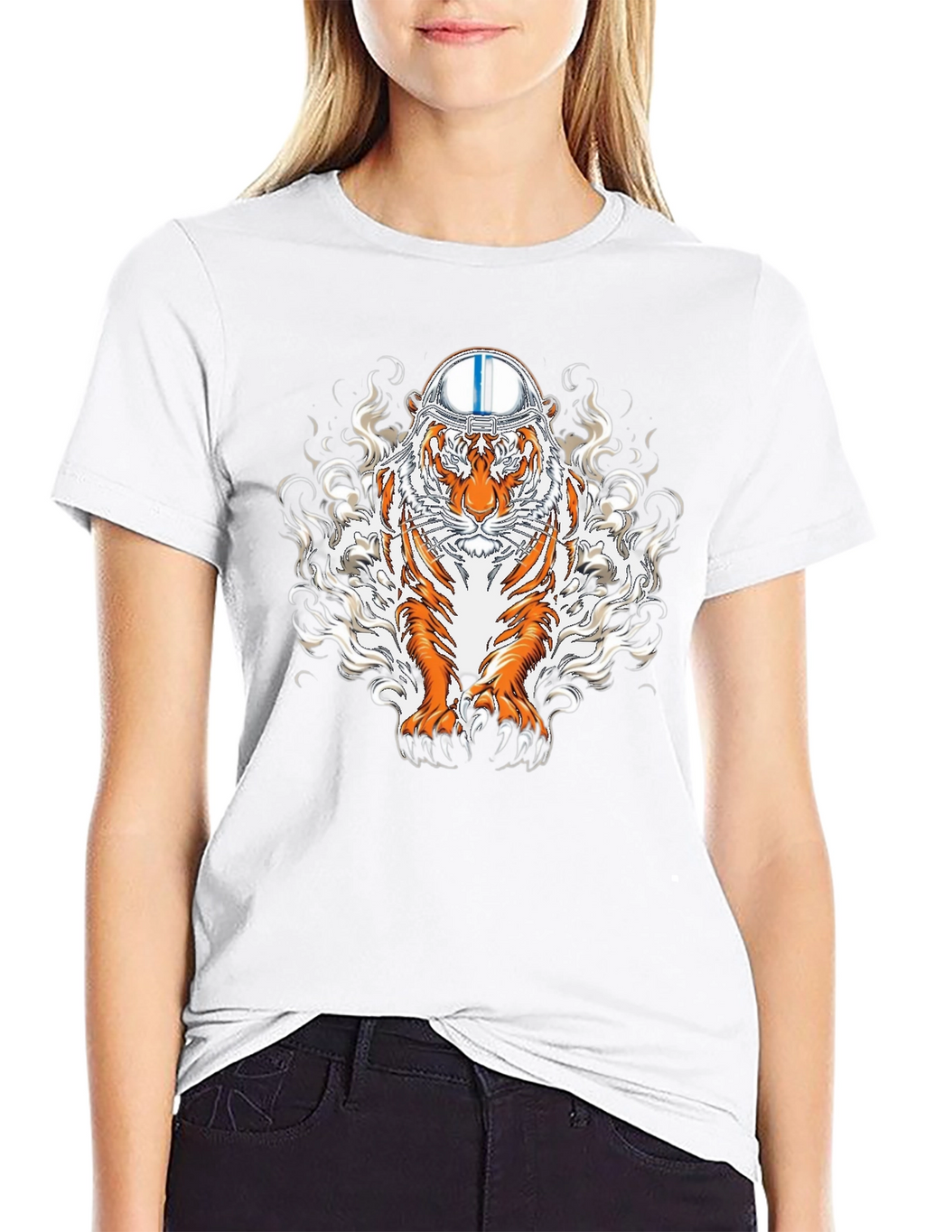 Tiger Helmet Graphic T-Shirt