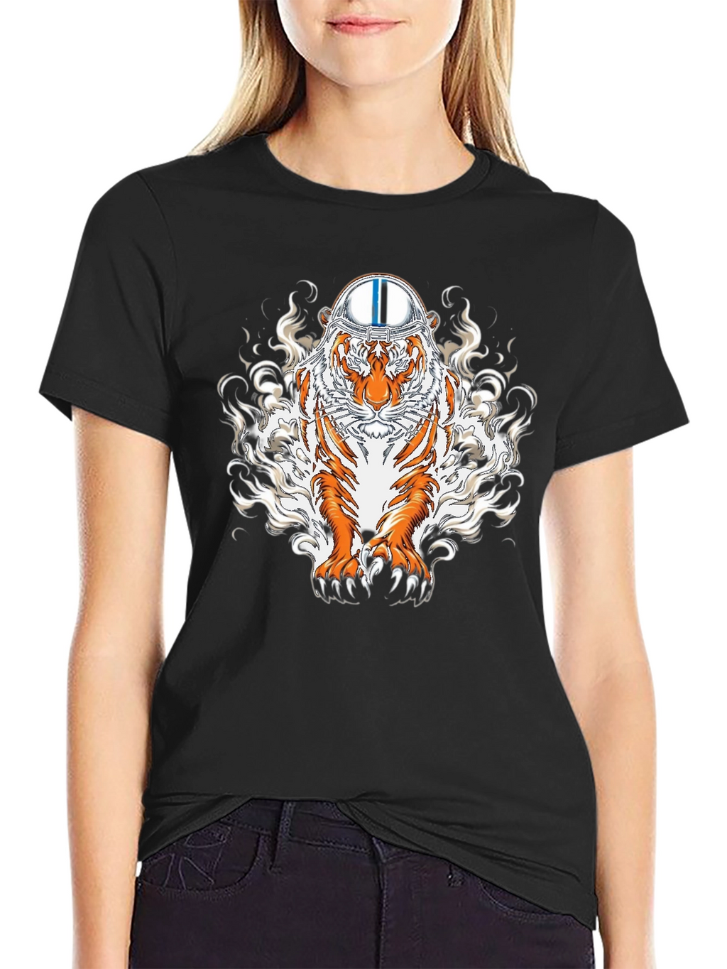 Tiger Helmet Graphic T-Shirt