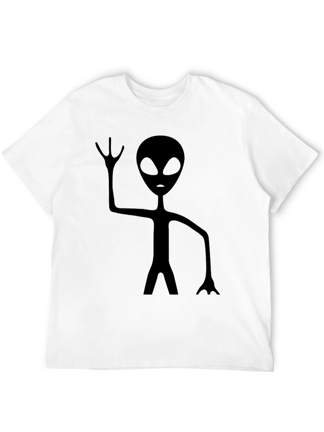 Alien Graphic Black T-Shirt