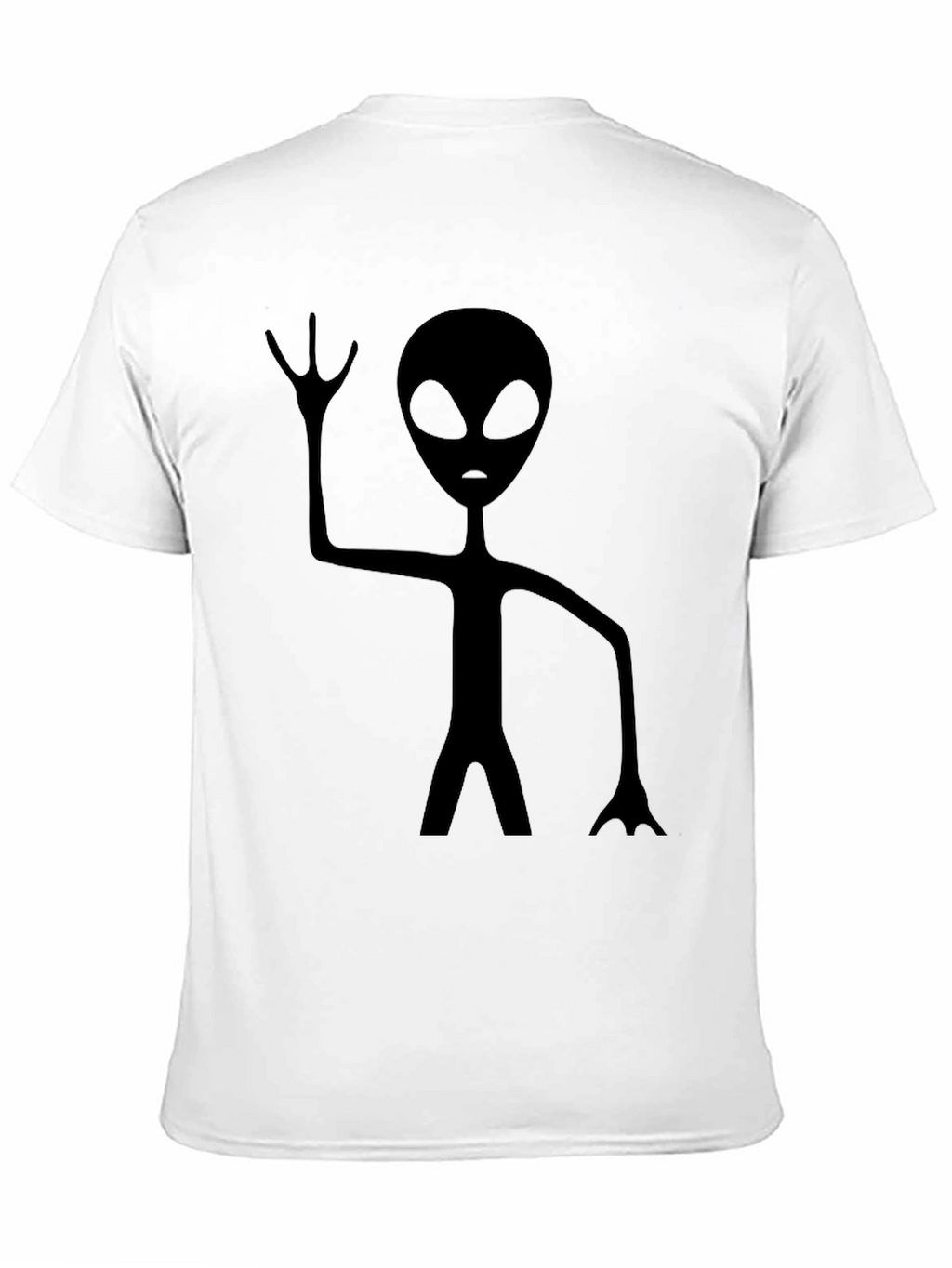 Alien Graphic Black T-Shirt