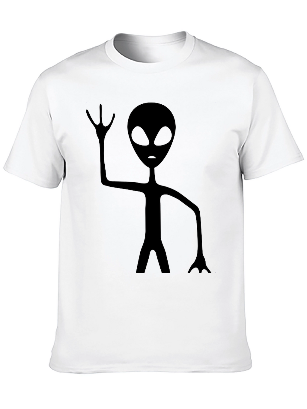 Alien Graphic Black T-Shirt