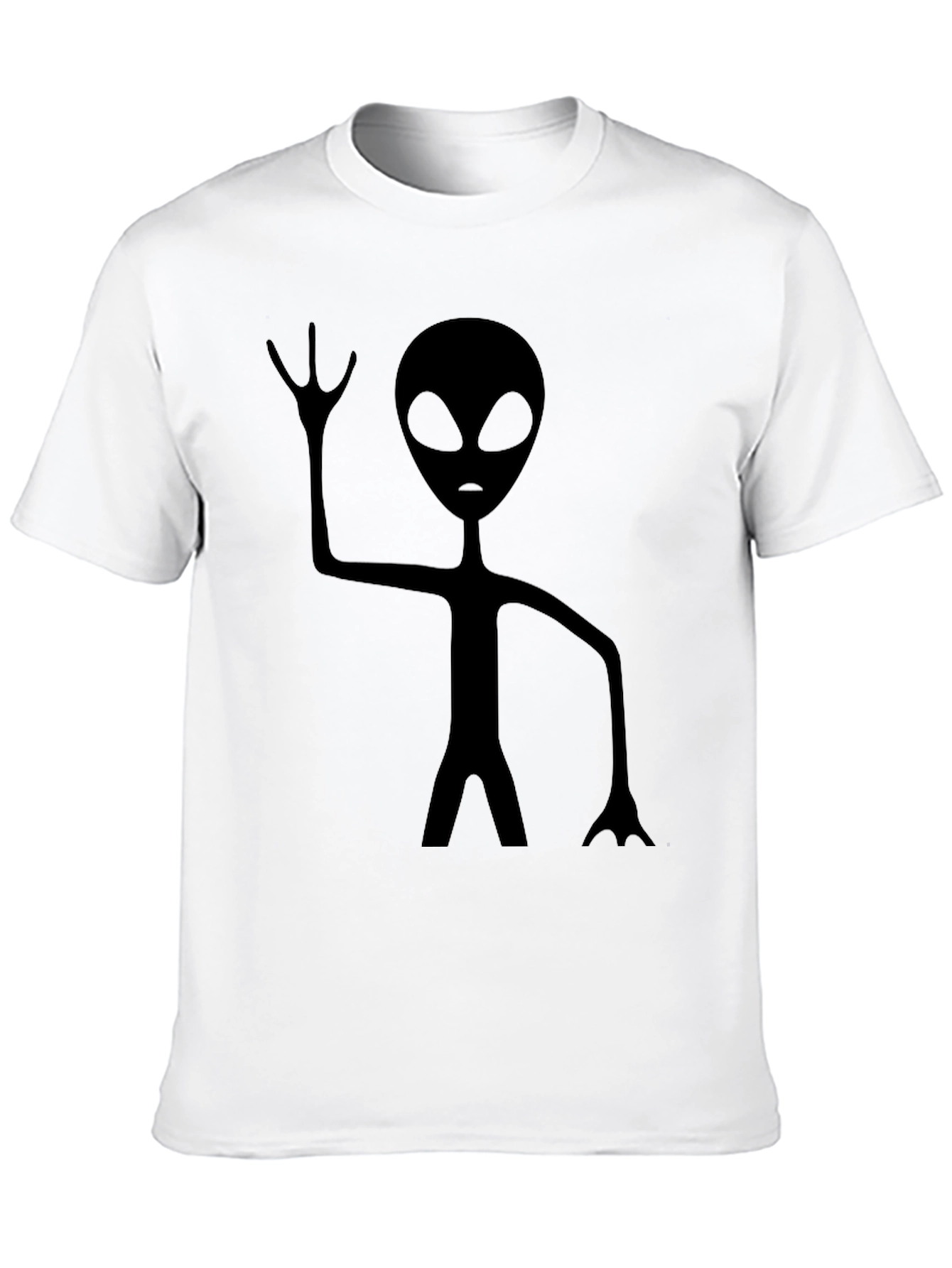 Alien Graphic Black T-Shirt
