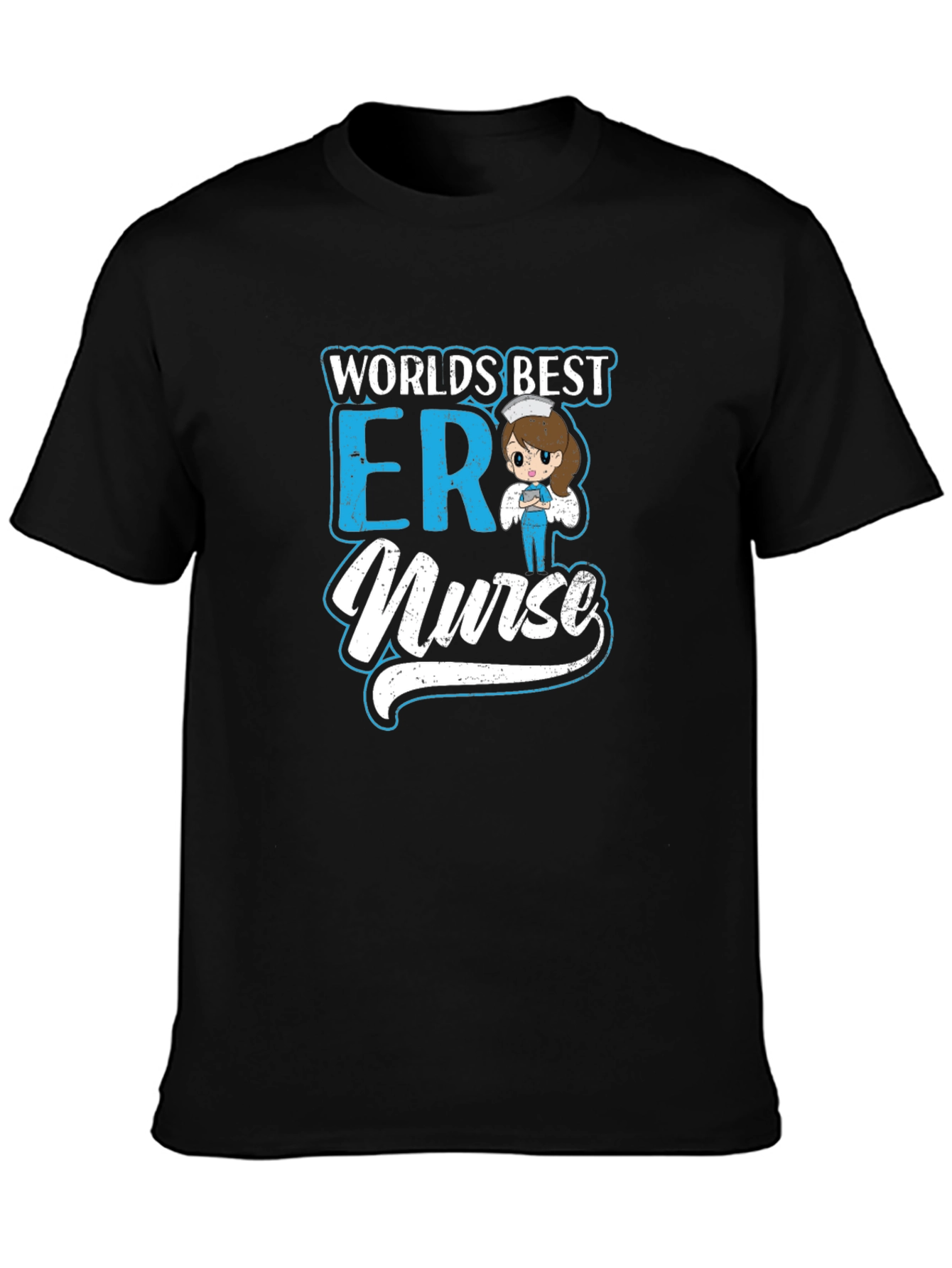 Worlds Best ER Nurse Graphic T-Shirt
